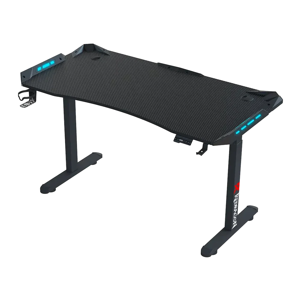 میز گیمینگ ردراگون مدل GD3300-M BLACK — نمای پشت