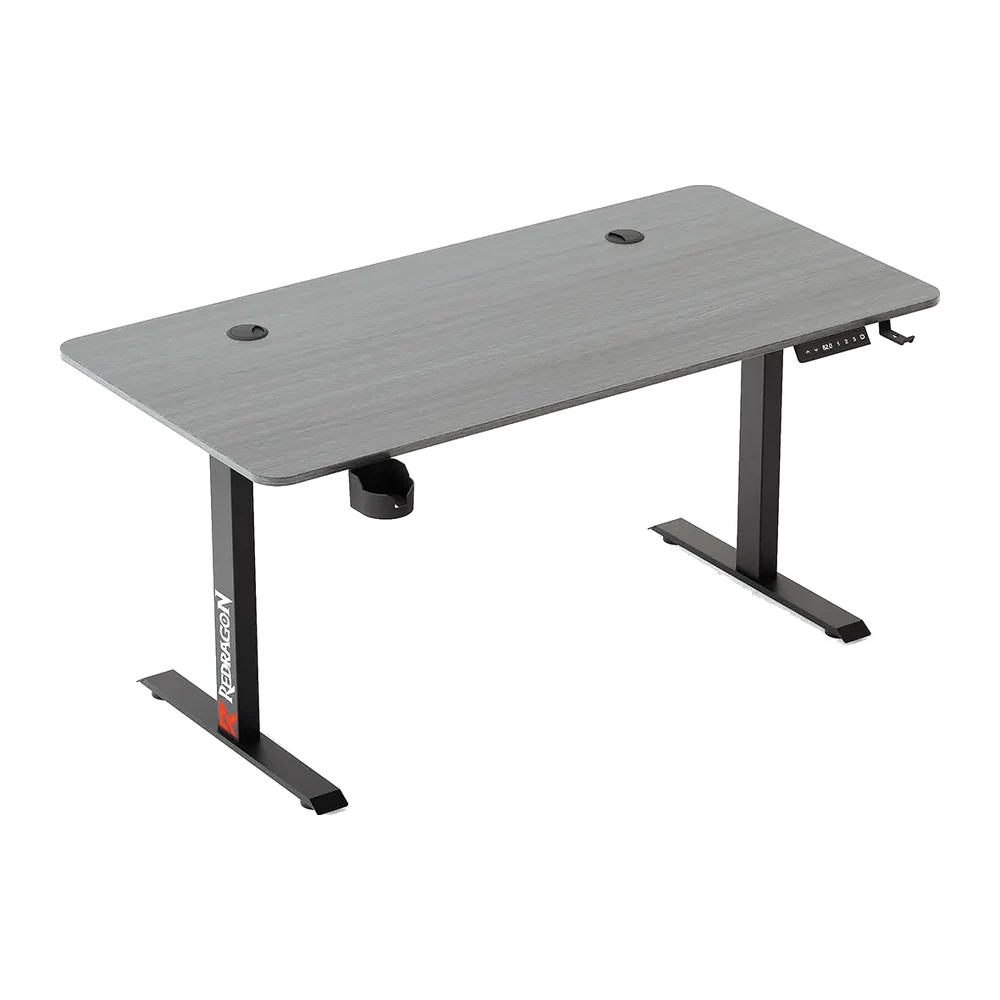 میز گیمینگ ردراگون مدل GD3600G-XL GRAY — نمای مورب