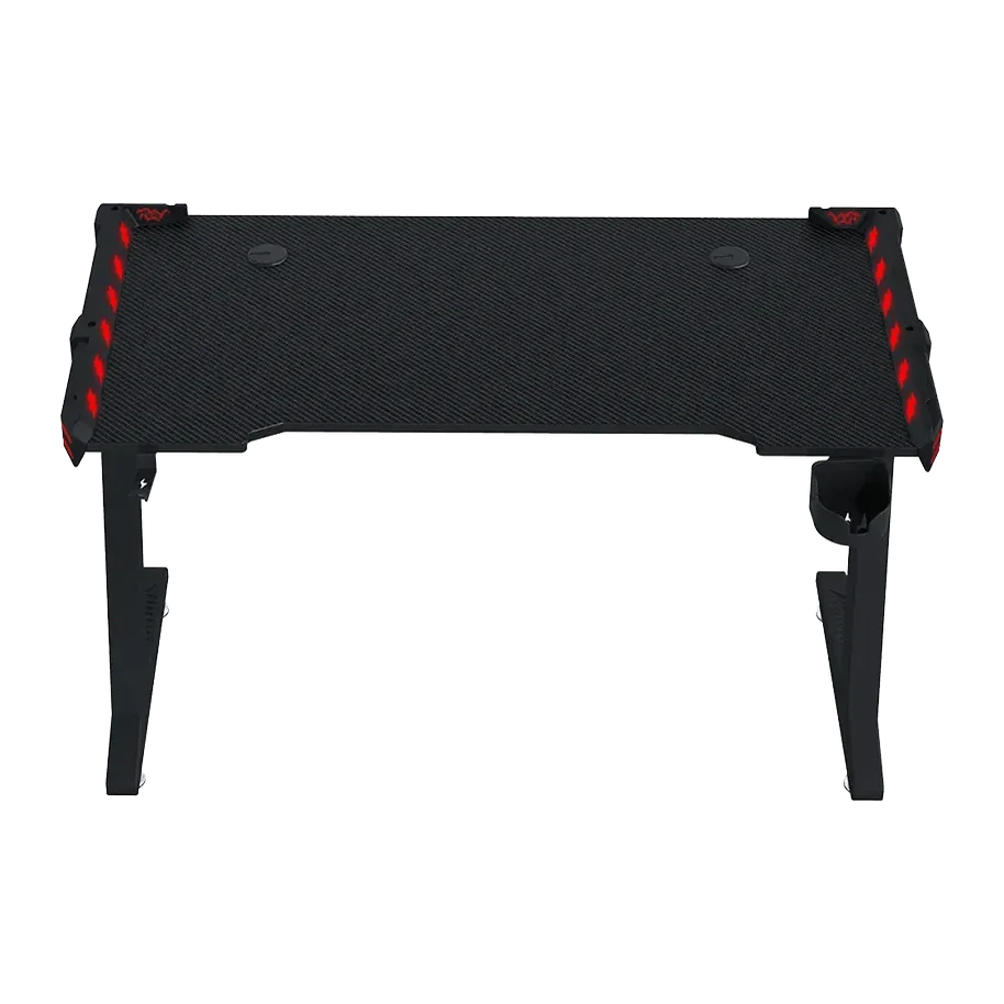 میز گیمینگ ردراگون مدل GD3112R BLACK RED — نمای روبرو