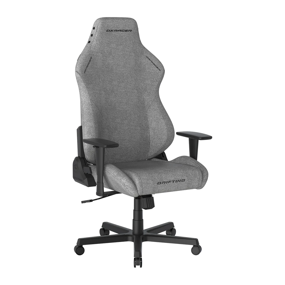صندلی گیمینگ دیایکسریسر مدل DRIFTING SERIES 2026 XL FABRIC GRAY — نمای مورب