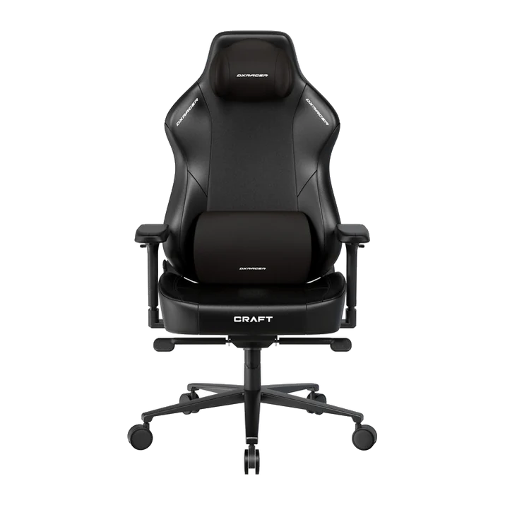 صندلی گیمینگ دیایکسریسر مدل CRAFT SERIES 2026 XL BLACK — نمای روبرو